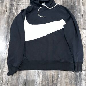 Black and White Men's Nike Hoodie